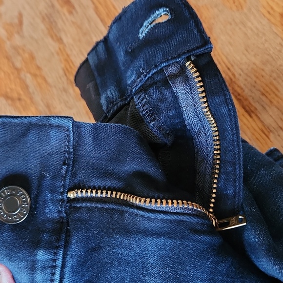 Torrid Bombshell Flare Super Soft Blue Jeans Size 14R - Picture 15 of 16